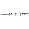 Musta liukuovi hardware kit Gutal_Ecaterina 400cm (teräs)