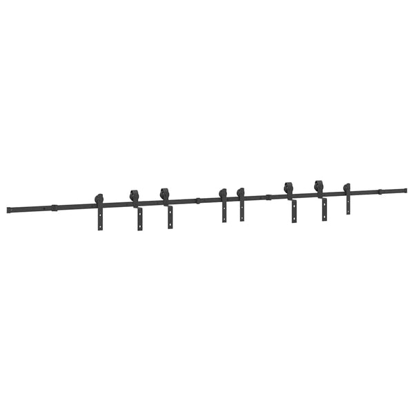 Musta liukuovi hardware kit Gutal_Ecaterina 400cm (teräs)