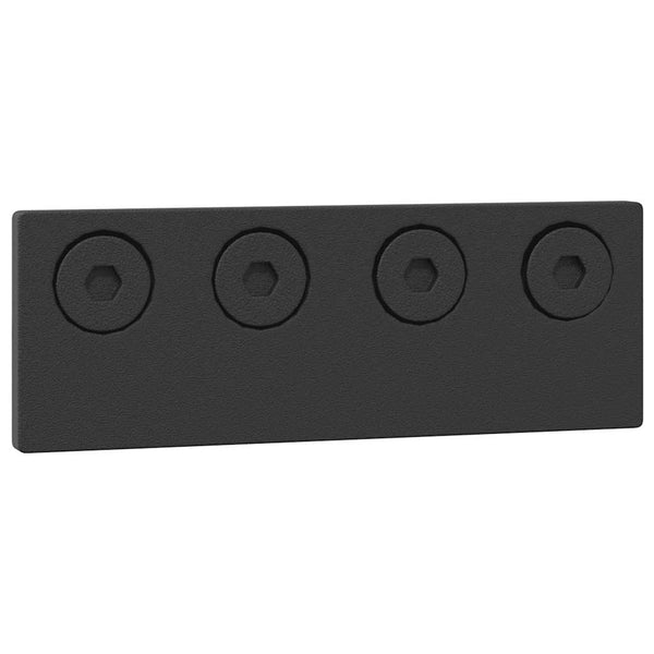 Musta liukuovi hardware kit Gutal_Ecaterina 400cm (teräs)