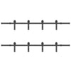 Musta liukuovi hardware kit Gutal_Ecaterina 400cm (teräs)