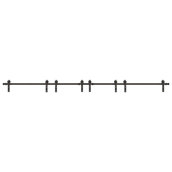 Musta liukuovi hardware kit Gutal_Ecaterina 400cm (teräs)