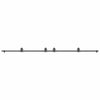 Musta liukuovi hardware kit Rentie 400cm (teräs)