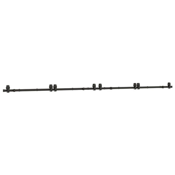 Musta liukuovi hardware kit Emami 400cm (teräs)