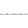 Musta liukuovi hardware kit Emami 400cm (teräs)