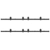 Musta liukuovi hardware kit Emami 400cm (teräs)