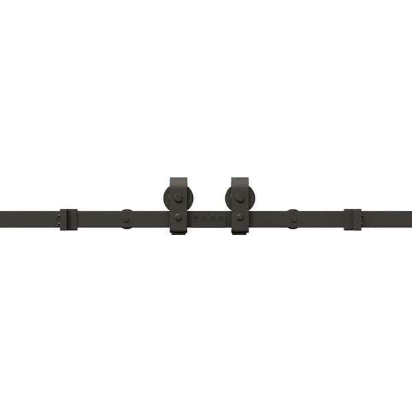 Musta liukuovi hardware kit Emami 400cm (teräs)