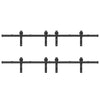 Musta liukuovi hardware kit Lasszlo 400cm (teräs)