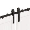 Musta liukuovi hardware kit Lasszlo 400cm (teräs)