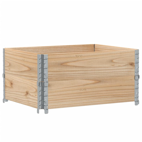 Kuormalavan reunukset 2 kpl 80x60 cm täysi mänty