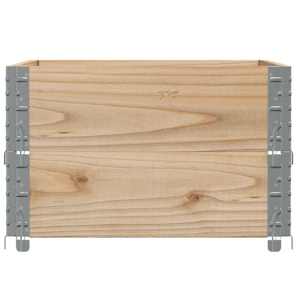 Kuormalavan reunukset 2 kpl 80x60 cm täysi mänty
