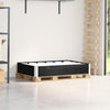 Kuormalavan reunus musta 120x80 cm täysi mänty