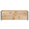 Kuormalavan reunukset 2 kpl 120x80 cm täysi mänty