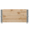 Kuormalavan reunukset 2 kpl 120x80 cm täysi mänty