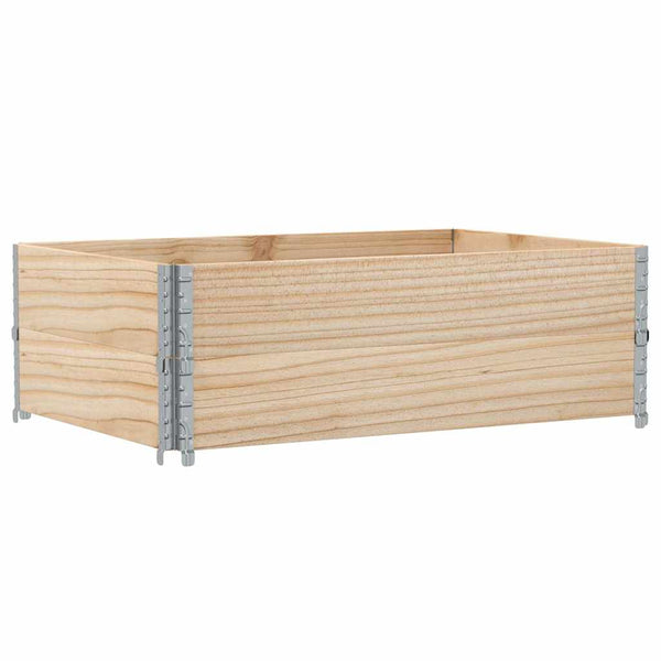 Kuormalavan reunukset 2 kpl 120x80 cm täysi mänty