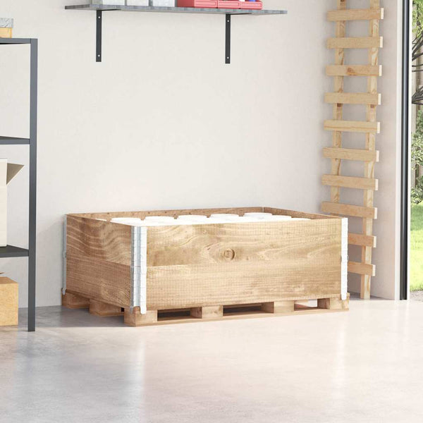 Kuormalavan reunukset 2 kpl 120x80 cm täysi mänty