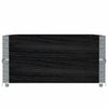 Kuormalavan reunukset 2 kpl musta 120x80 cm täysi mänty