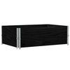 Kuormalavan reunukset 2 kpl musta 120x80 cm täysi mänty