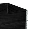 Kuormalavan reunukset 2 kpl musta 120x80 cm täysi mänty