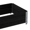Kuormalavan reunus musta 100x50 cm täysi mänty