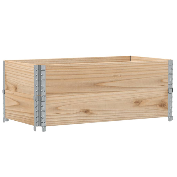 Kuormalavan reunukset 2 kpl 100x50 cm täysi mänty