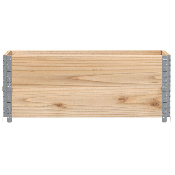Kuormalavan reunukset 2 kpl 100x50 cm täysi mänty