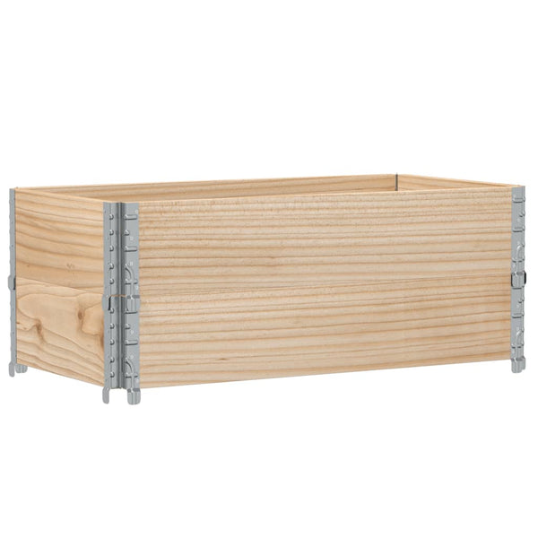 Kuormalavan reunukset 2 kpl 100x50 cm täysi mänty