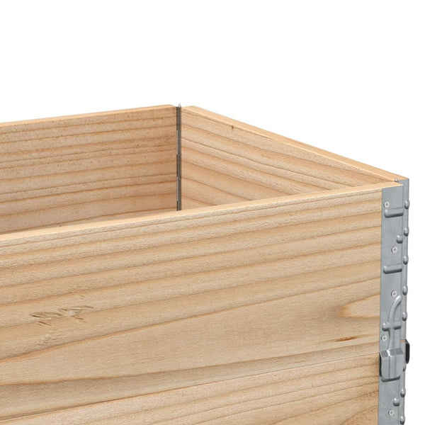 Kuormalavan reunukset 2 kpl 100x50 cm täysi mänty