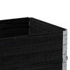 Kuormalavan reunukset 2 kpl musta 100x50 cm täysi mänty