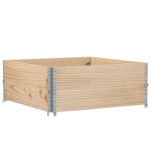 Kuormalavan reunukset 2 kpl 100x100 cm täysi mänty
