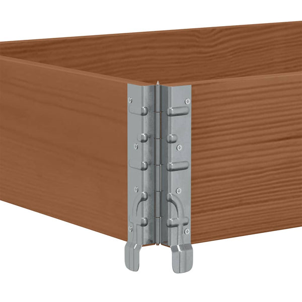 Kuormalavan reunus ruskea 150x50 cm täysi mänty