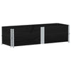 Kuormalavan reunukset 2 kpl musta 150x50 cm täysi mänty