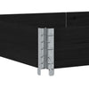 Kuormalavan reunus musta 150x100 cm täysi mänty