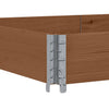 Kuormalavan reunus ruskea 150x100 cm täysi mänty