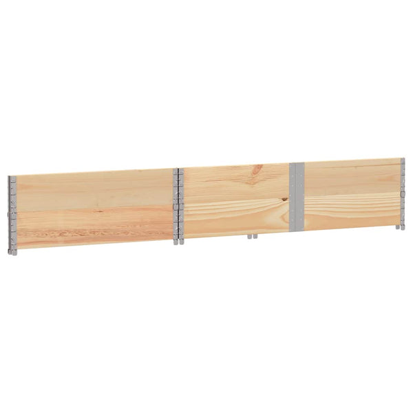 Kuormalavan reunukset 2 kpl 150x100 cm täysi mänty