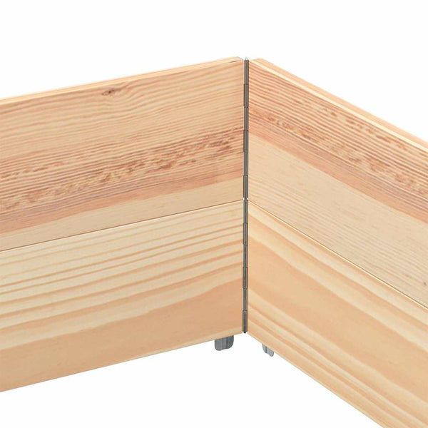 Kuormalavan reunukset 2 kpl 150x100 cm täysi mänty