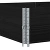 Kuormalavan reunukset 2 kpl musta 150x100 cm täysi mänty
