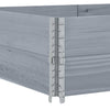 Kuormalavan reunukset 2 kpl harmaa 150x100 cm täysi mänty