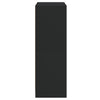 Musta kaappi ovilla Seghie 68x37x109cm (puinen)