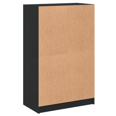 Kaappi ovilla musta 68x37x109 cm tekninen puu