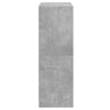 Kaappi ovilla betoninharmaa 68x37x109 cm tekninen puu