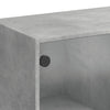 Kaappi ovilla betoninharmaa 68x37x109 cm tekninen puu