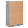 Kaappi ovilla harmaa Sonoma 68x37x109 cm tekninen puu