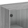 Kaappi ovilla harmaa Sonoma 68x37x109 cm tekninen puu