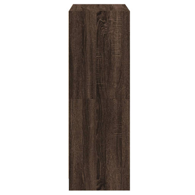 Kaappi ovilla ruskea tammi 68x37x109 cm tekninen puu