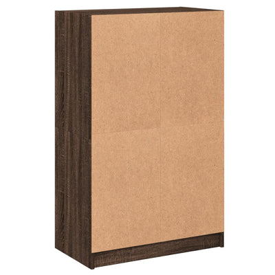 Kaappi ovilla ruskea tammi 68x37x109 cm tekninen puu