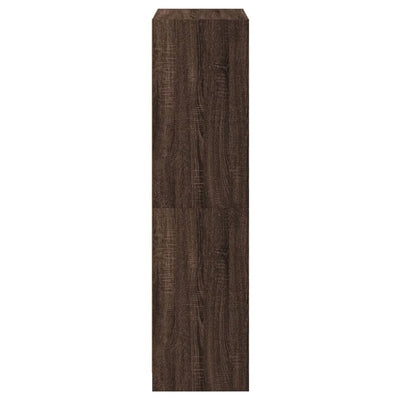 Kaappi ovilla ruskea tammi 68x37x142 cm tekninen puu