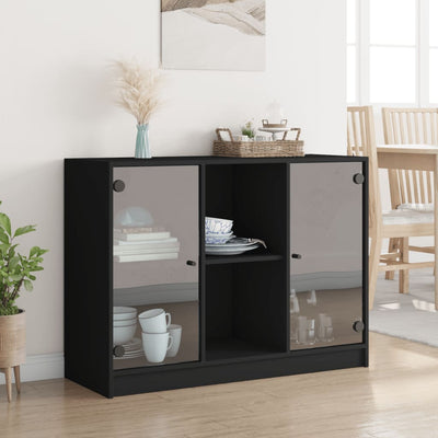 Senkki musta 102x37x75,5 cm tekninen puu
