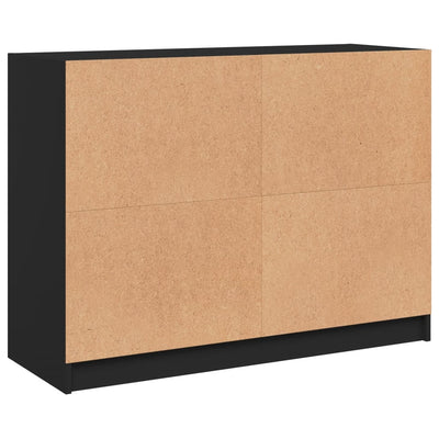 Senkki musta 102x37x75,5 cm tekninen puu