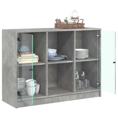 Senkki betoninharmaa 102x37x75,5 cm tekninen puu