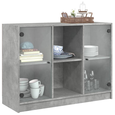 Senkki betoninharmaa 102x37x75,5 cm tekninen puu